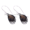 Lovely Smoky Quartz Gemstone 925 Sterling Silver Earring